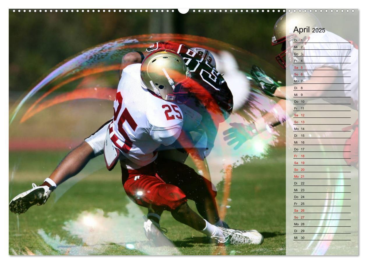 Bild: 9783435416363 | HEROES - American Football (Wandkalender 2025 DIN A2 quer),...