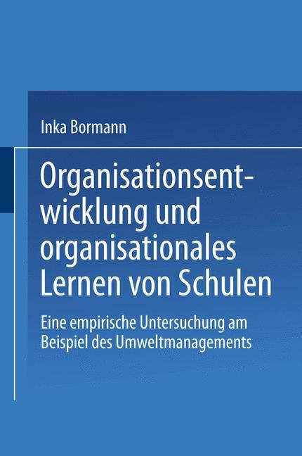 Cover: 9783810034595 | Organisationsentwicklung und organisationales Lernen von Schulen