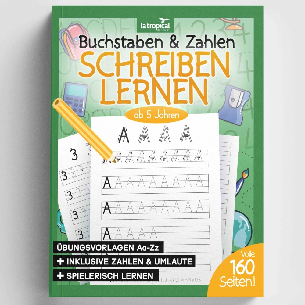 Cover: 9783969080214 | Buchstaben und Zahlen schreiben ab 5 Jahren | David Ludwig | Buch