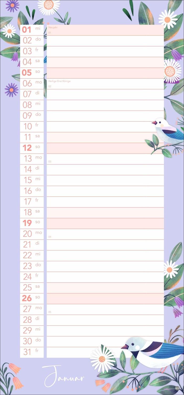 Bild: 9783756408702 | Planer für mich 2025 | Kalender | Basic Planer Heye | Spiralbindung