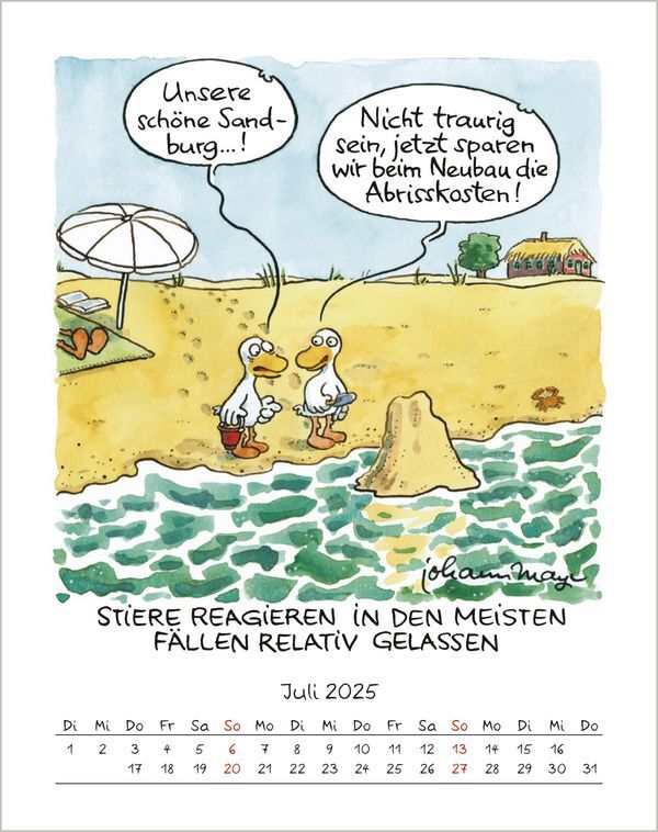 Bild: 9783731876632 | Stier 2025 | Korsch Verlag | Kalender | Spiralbindung | 13 S. | 2025