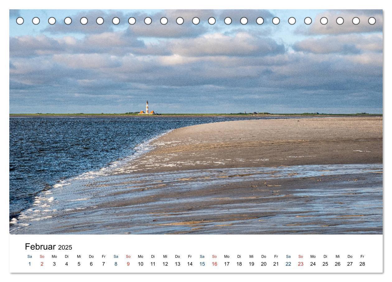 Bild: 9783435148936 | Unterwegs in Nordfriesland (Tischkalender 2025 DIN A5 quer),...