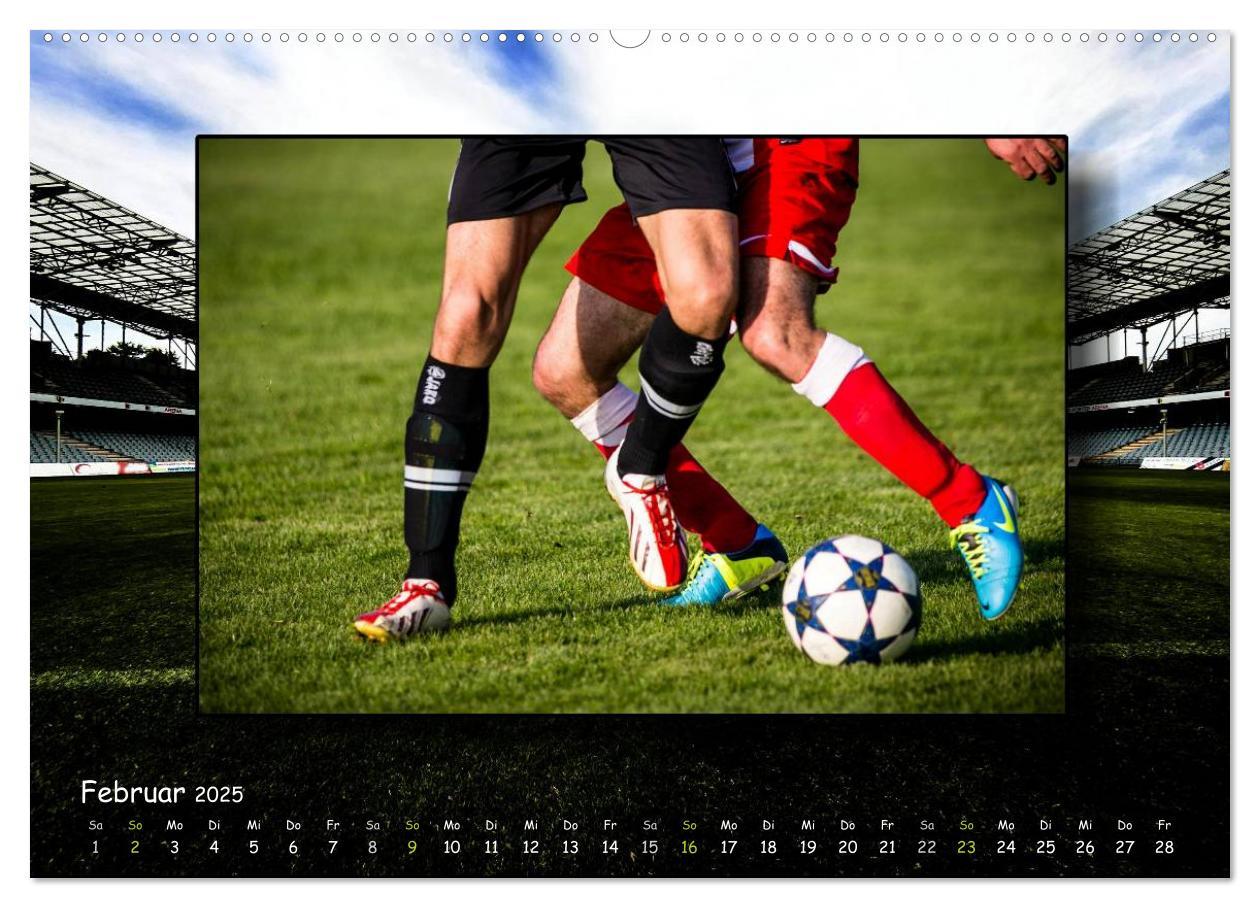 Bild: 9783435550494 | Fußball regiert die Welt (Wandkalender 2025 DIN A2 quer), CALVENDO...