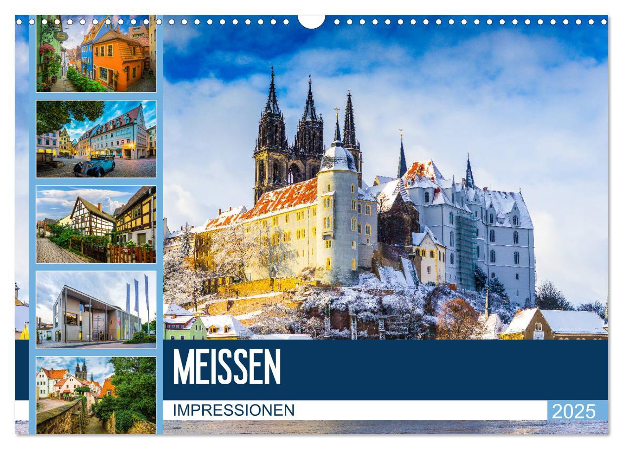 Cover: 9783435384594 | Meißen Impressionen (Wandkalender 2025 DIN A3 quer), CALVENDO...