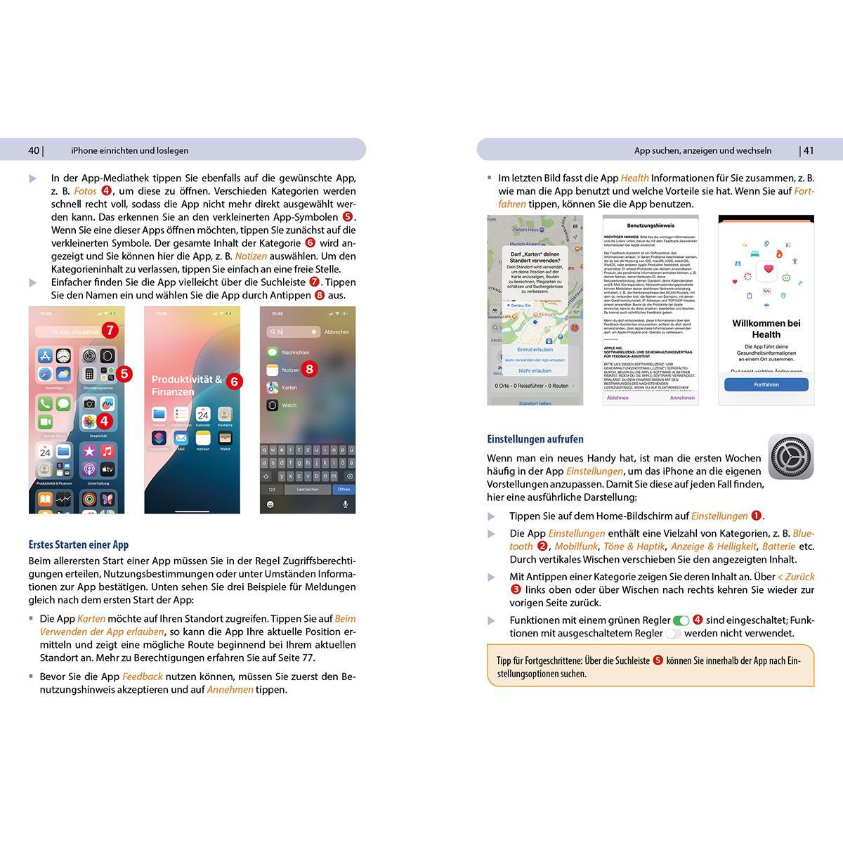 Bild: 9783832806774 | Apple iPhone mit iOS 18 - Das Buch für Einsteiger ohne Vorkenntnisse