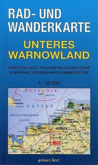 Cover: 9783935621106 | Unteres Warnowland | Rad- und Wanderkarte 1:30 000 | Lutz Gebhardt