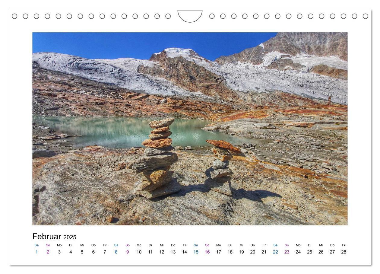 Bild: 9783435200351 | Perlen im Saastal Wallis Schweiz (Wandkalender 2025 DIN A4 quer),...