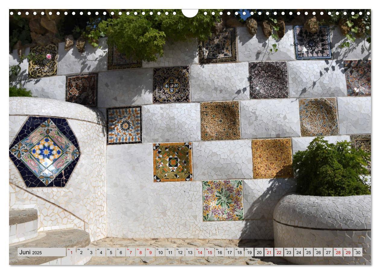 Bild: 9783383931345 | Ein bisschen GAUDI in Barcelona (Wandkalender 2025 DIN A3 quer),...