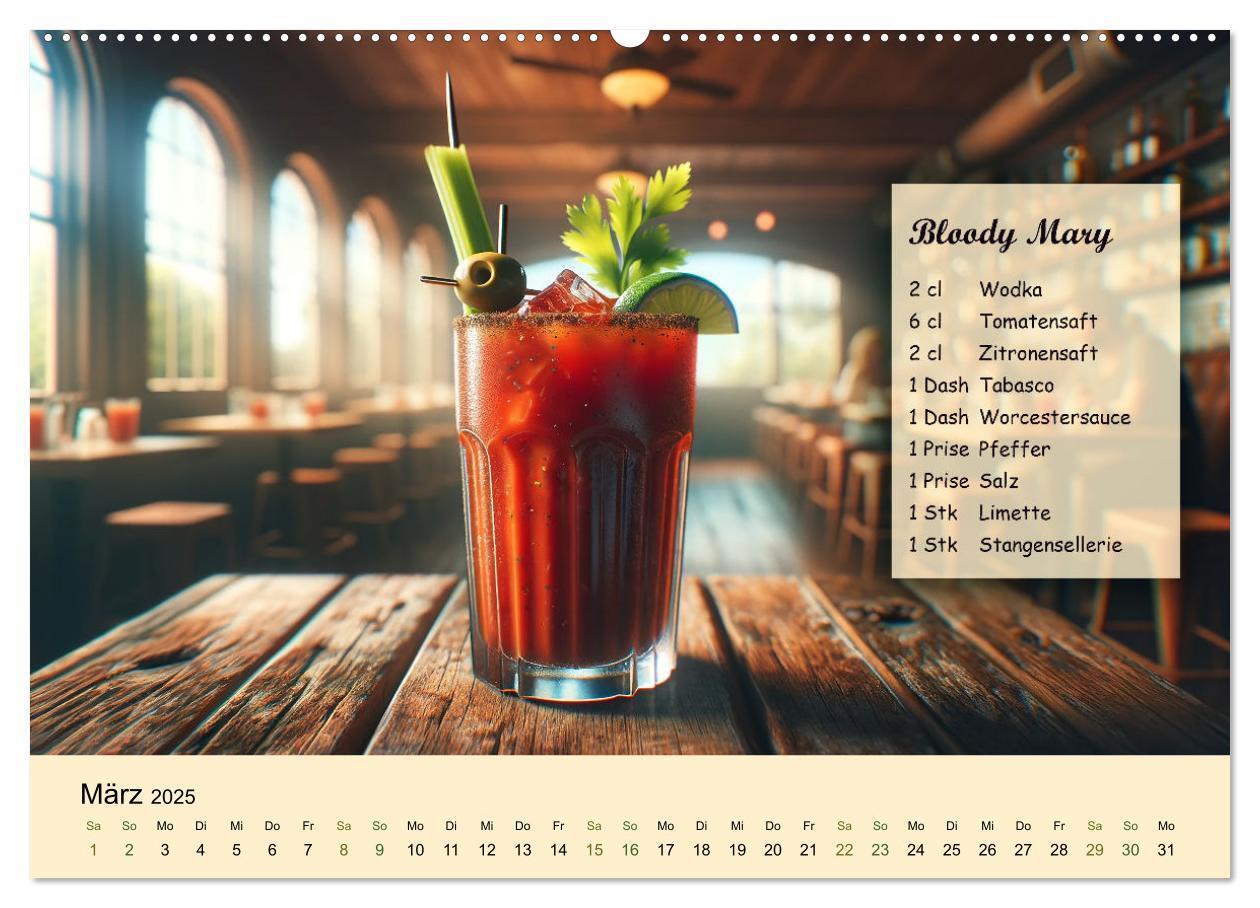 Bild: 9783383777660 | Cocktail-Klassiker (Wandkalender 2025 DIN A2 quer), CALVENDO...