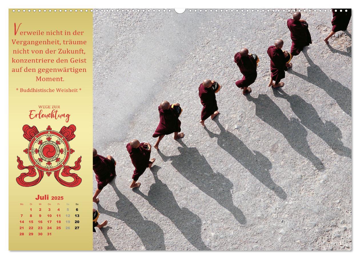 Bild: 9783383907463 | Buddhistische Weisheiten - Wege zur Erleuchtung (Wandkalender 2025...