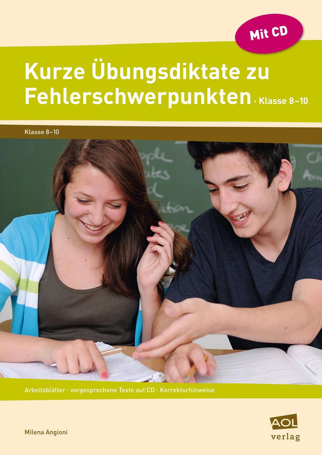 Cover: 9783403102922 | Kurze Übungsdiktate zu Fehlerschwerpunkten Kl.8-10 | Milena Angioni