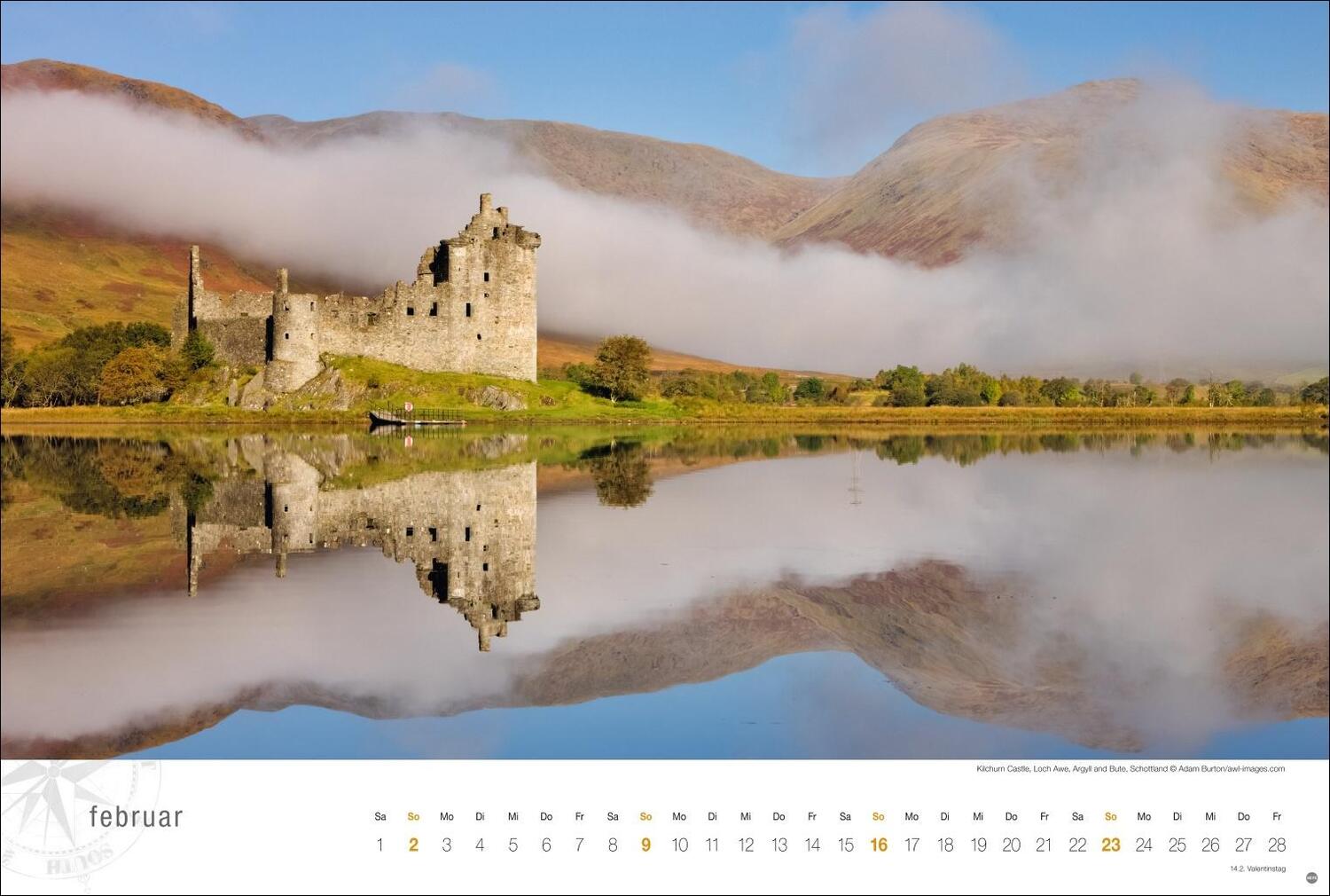 Bild: 9783756404902 | Schottland Globetrotter Kalender 2025 - Von wilden Küsten, Seen und...