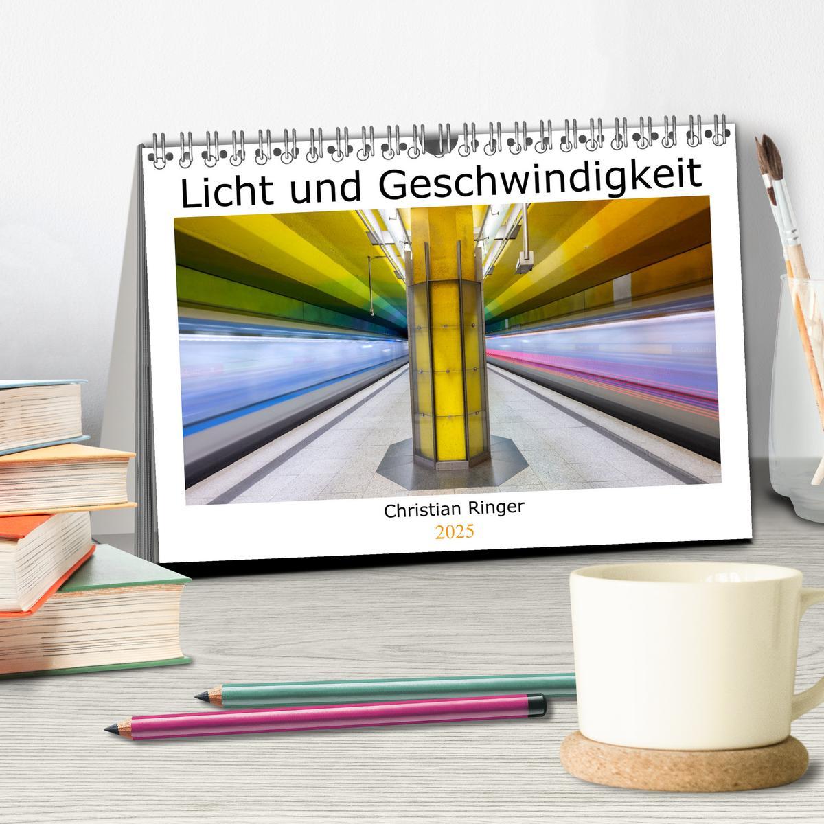 Bild: 9783383984044 | Licht und Geschwindigkeit (Tischkalender 2025 DIN A5 quer),...