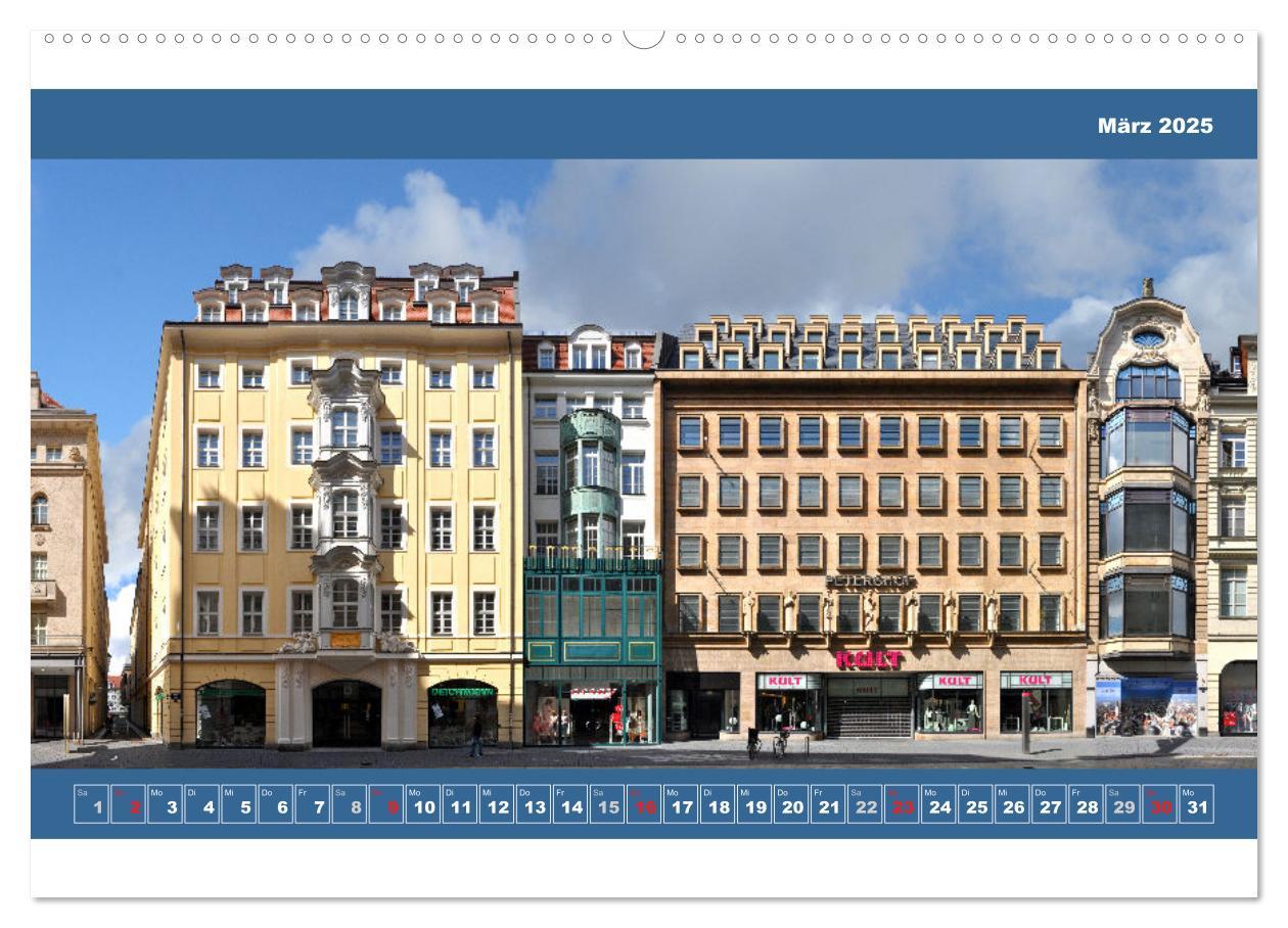 Bild: 9783435797981 | Leipzig Fassade 2025 (Wandkalender 2025 DIN A2 quer), CALVENDO...