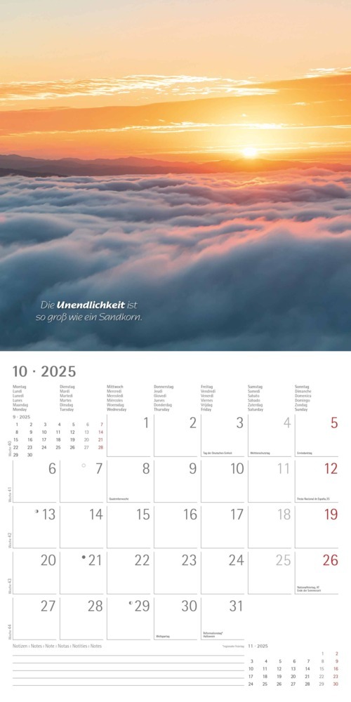 Bild: 4251732340858 | Alpha Edition - Zen 2025 Broschürenkalender, 30x30cm, Wandkalender...