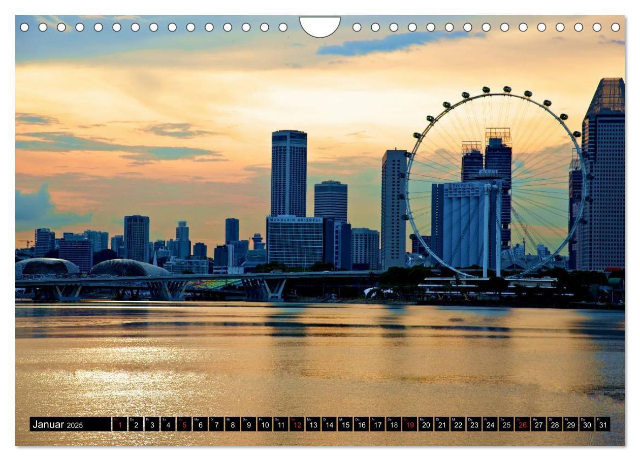 Bild: 9783435522613 | Singapur - Einzigartige Skylines (Wandkalender 2025 DIN A4 quer),...