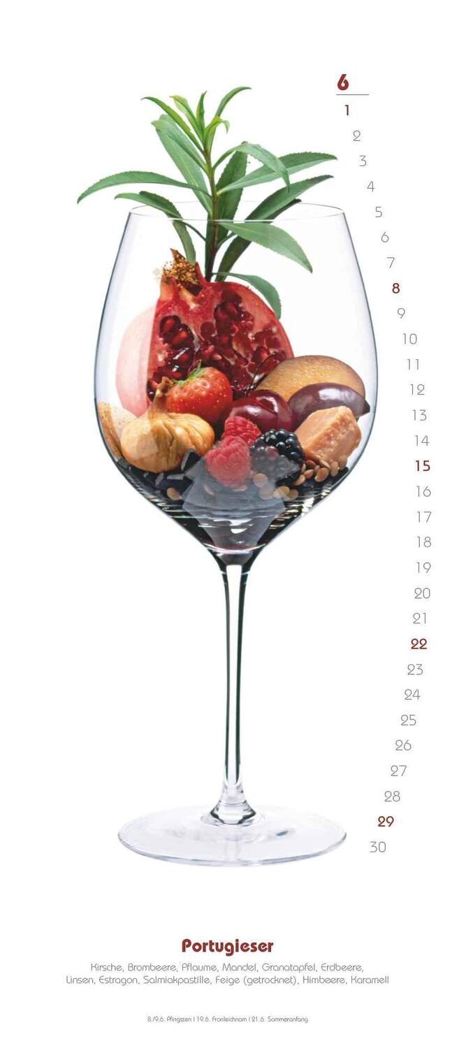 Bild: 4250809653716 | Weinaromen 2025 - Wandkalender - Weinsorten und wonach sie...