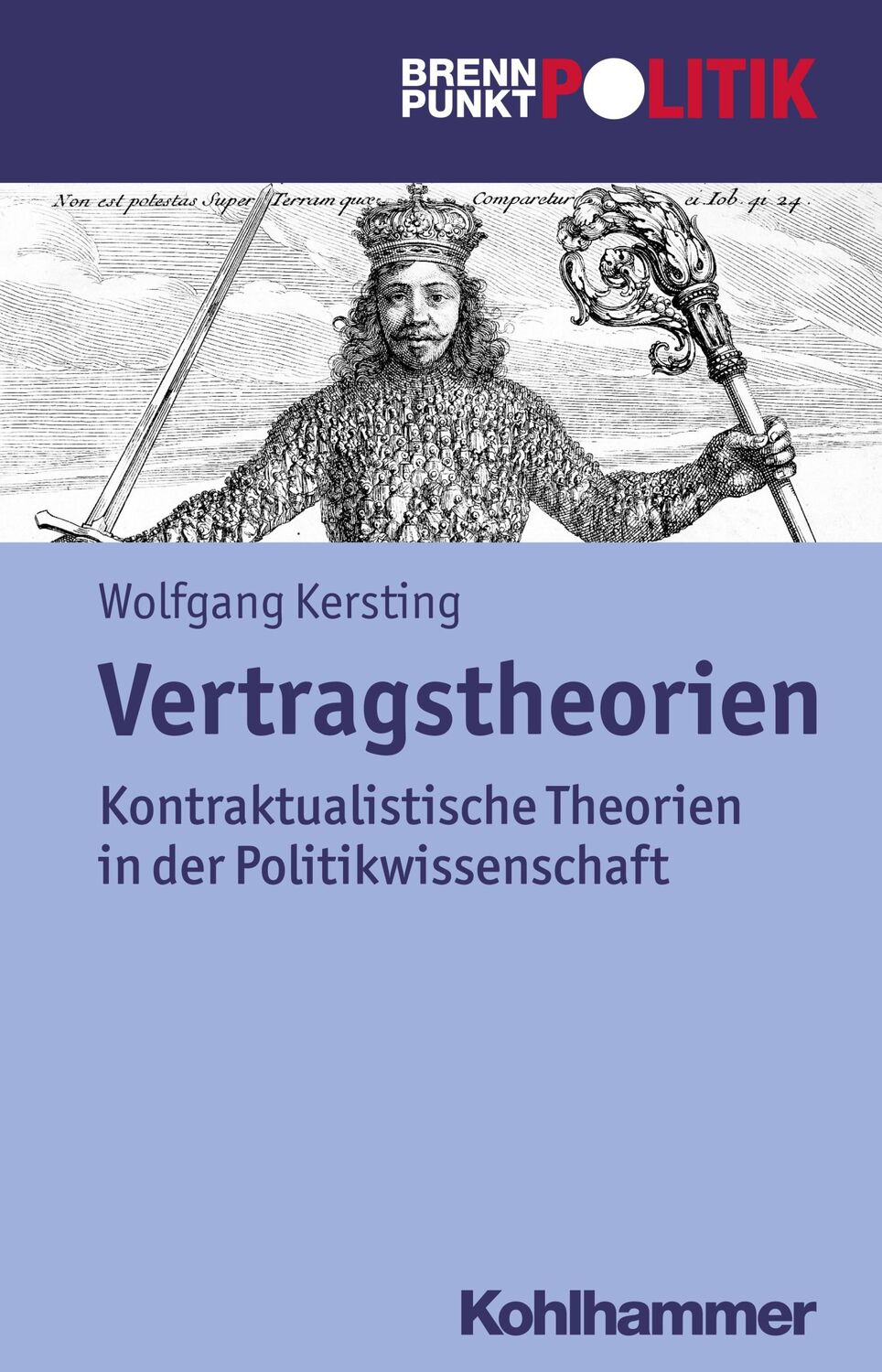 Cover: 9783170241664 | Vertragstheorien | Wolfgang Kersting | Taschenbuch | 158 S. | Deutsch