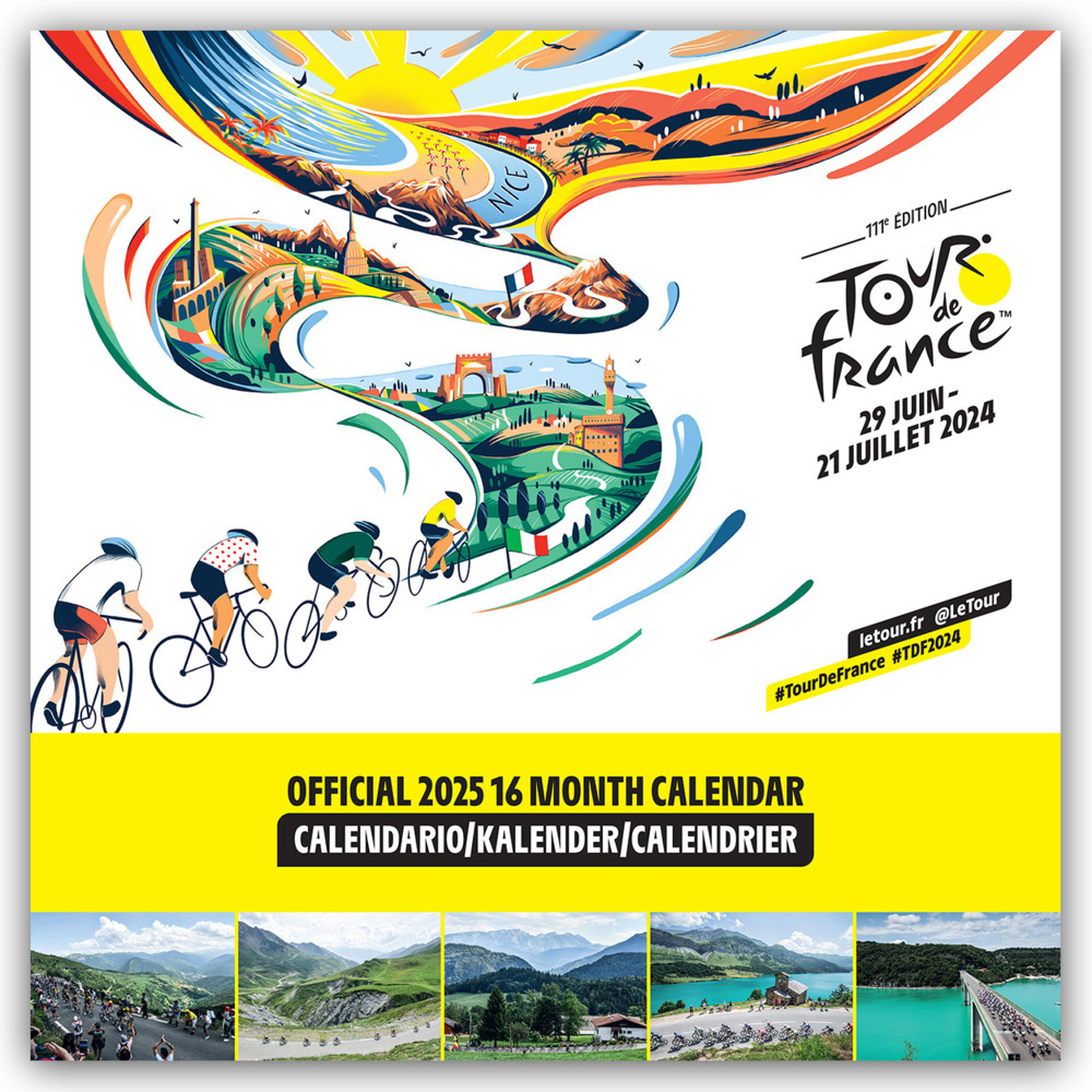 Cover: 9781835273197 | Tour de France 2025 - Wandkalender | Danilo Promotion Ltd | Kalender