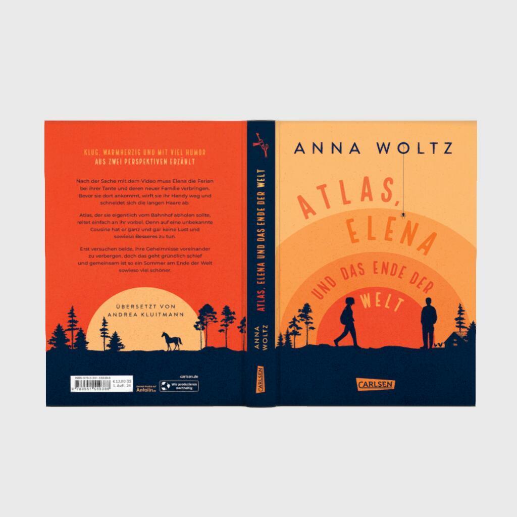 Bild: 9783551559388 | Atlas, Elena und das Ende der Welt | Anna Woltz | Buch | 192 S. | 2024