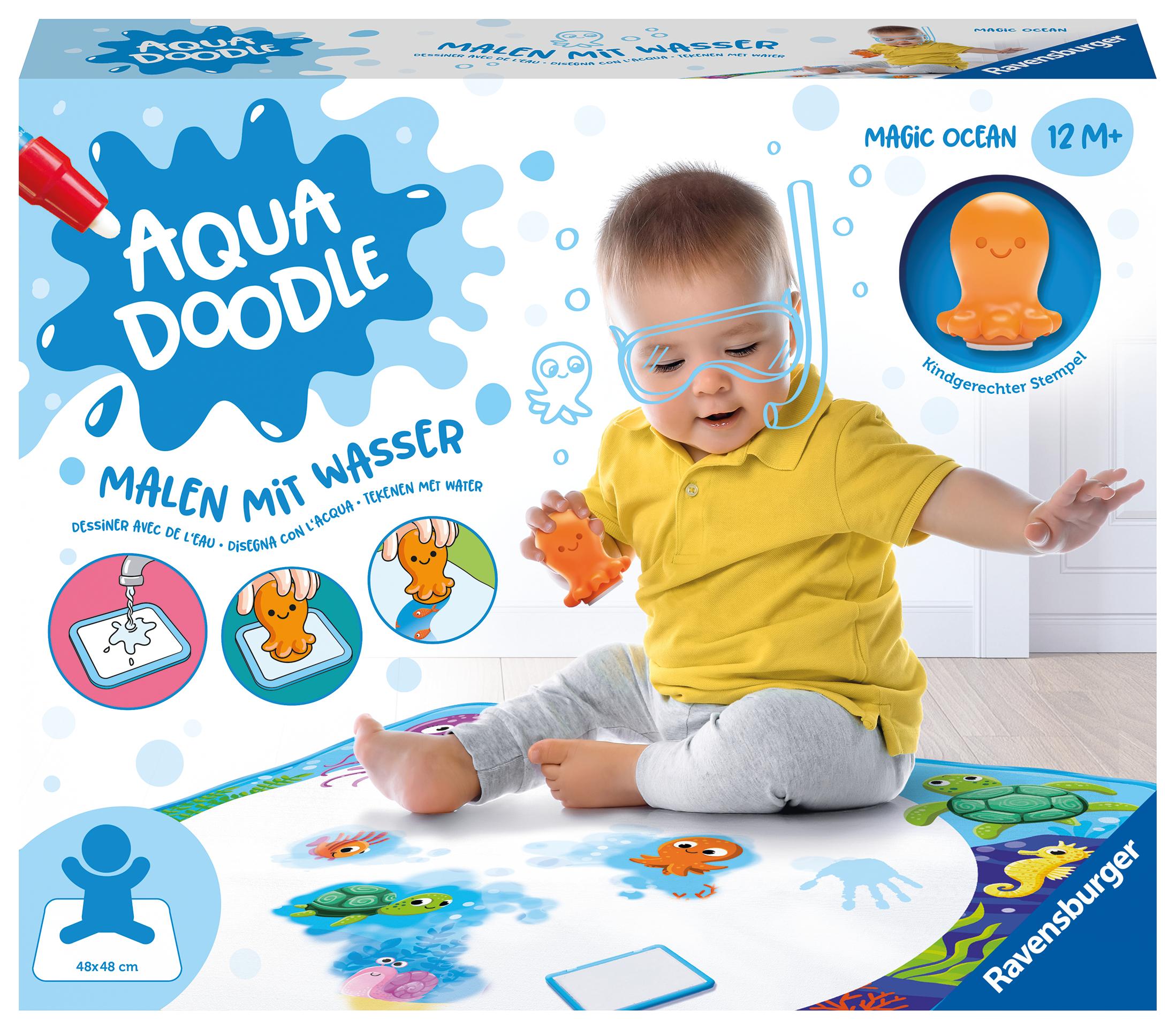 Cover: 4005556045686 | Ravensburger 4568 Aquadoodle Magic Ocean - Fleckenfreies Stempeln...