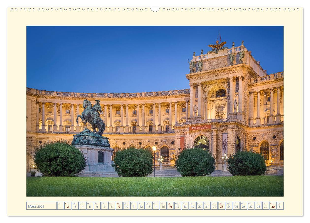 Bild: 9783435149841 | An der schönen blauen Donau - Ein Spaziergang in Wien (Wandkalender...