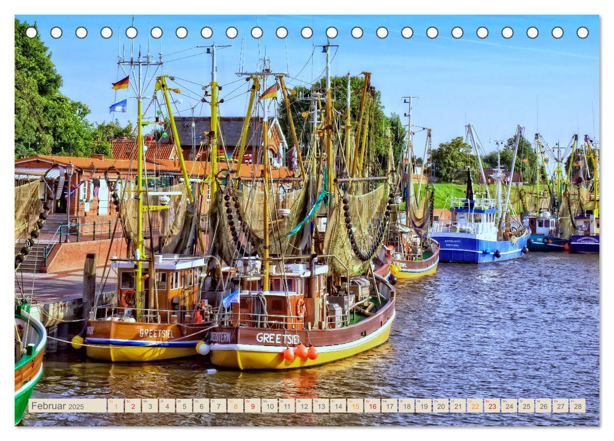 Bild: 9783435432820 | Reise an die Nordsee - Greetsiel (Tischkalender 2025 DIN A5 quer),...