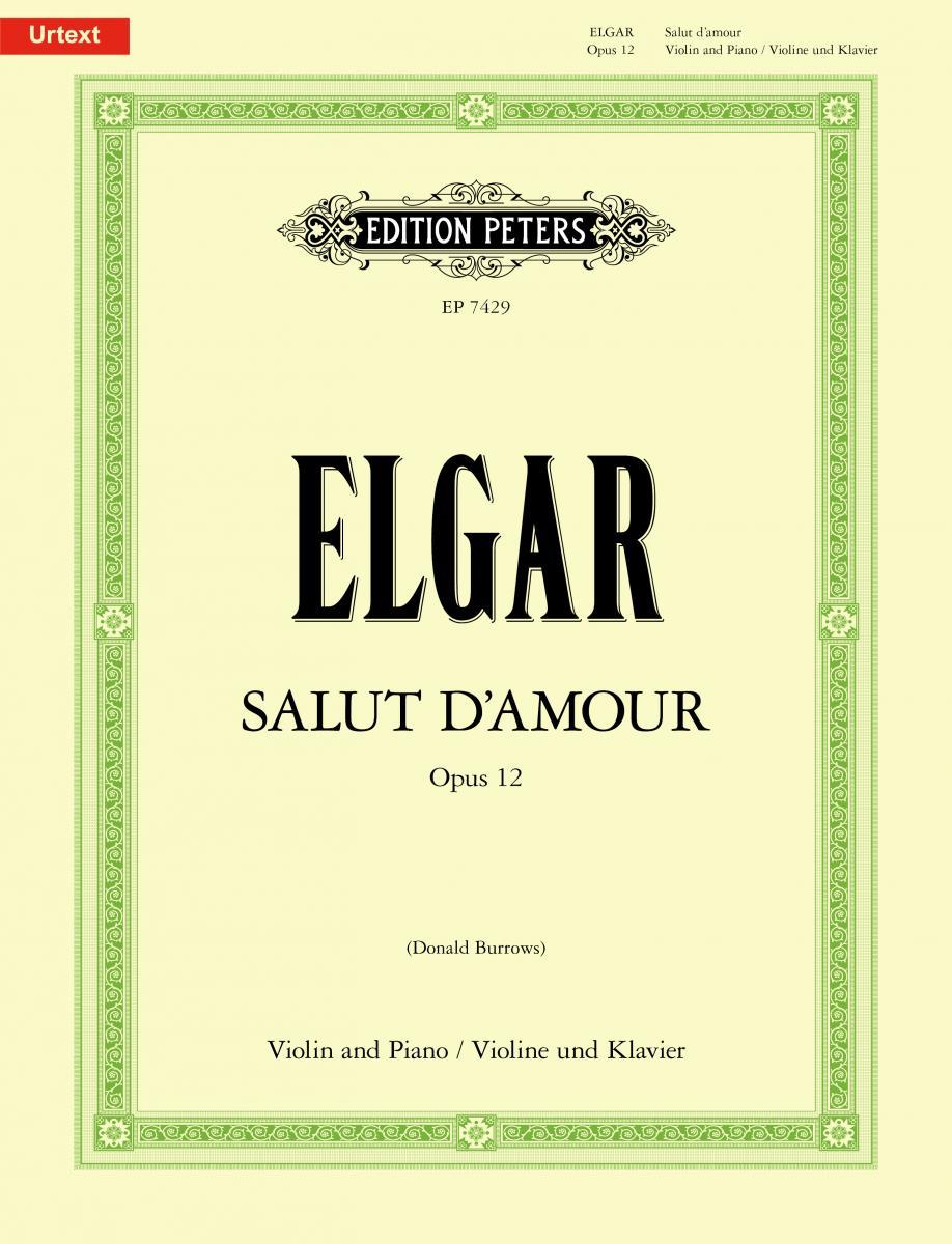 Cover: 9790577083728 | Salut d'Amour Op. 12 for Violin and Piano | Edward Elgar | Taschenbuch