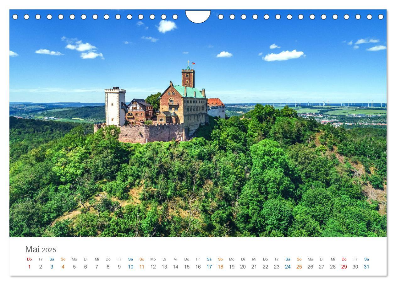 Bild: 9783457142318 | Rennsteig - Weitwanderweg (Wandkalender 2025 DIN A4 quer), CALVENDO...