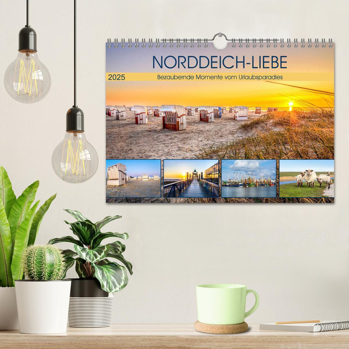 Bild: 9783435069538 | NORDDEICH-LIEBE (Wandkalender 2025 DIN A4 quer), CALVENDO...