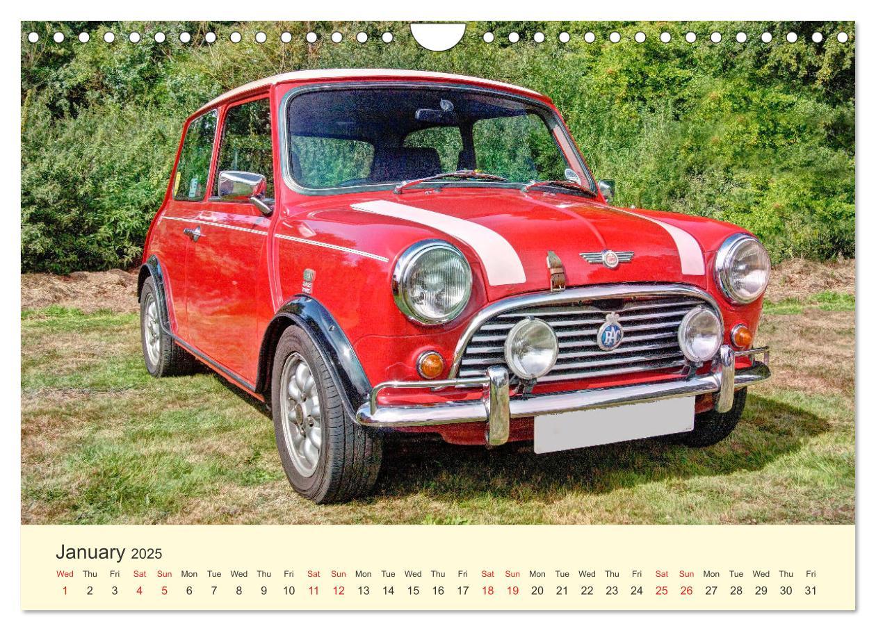 Bild: 9781325937387 | Iconic British Cars (Wall Calendar 2025 DIN A4 landscape), CALVENDO...