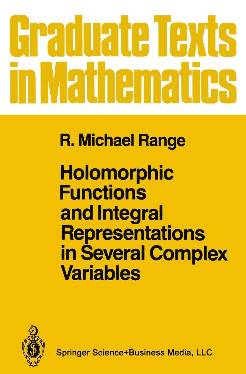 Cover: 9781441930781 | Holomorphic Functions and Integral Representations in Several...