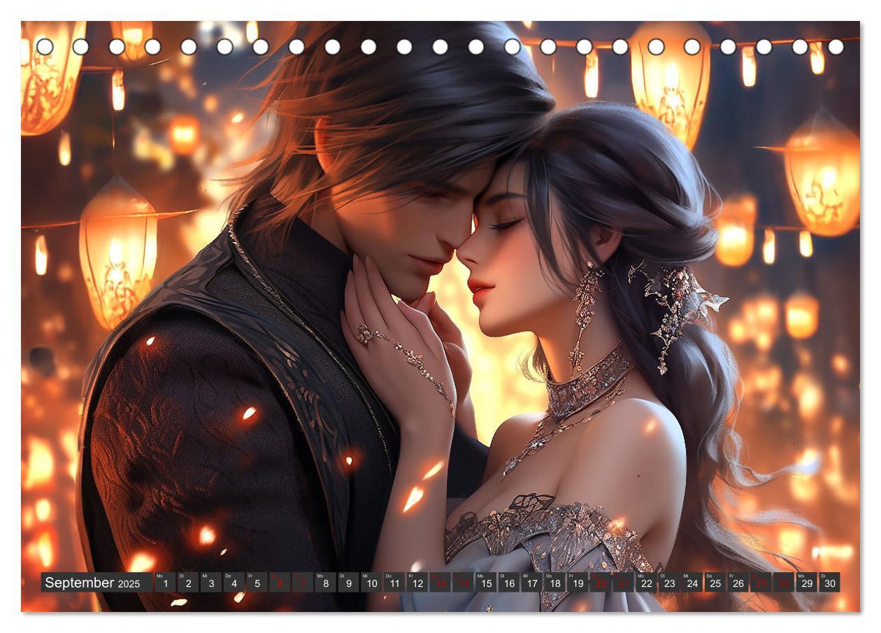 Bild: 9783383886676 | Fantasy in Love (Tischkalender 2025 DIN A5 quer), CALVENDO...