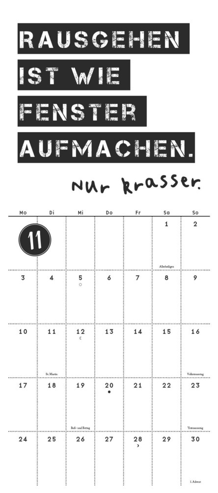 Bild: 4250809653587 | DUMONT - Funi Smart Art 2025 Notizkalender, 22x49,5cm, Planer mit...