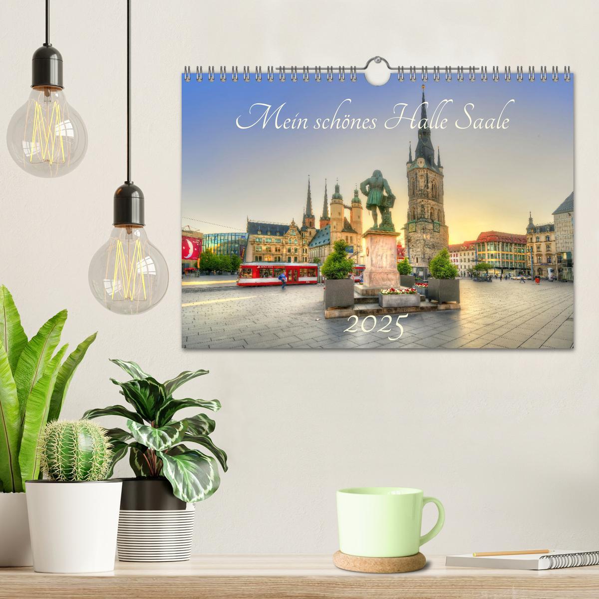 Bild: 9783435116775 | Mein schönes Halle Saale 2025 (Wandkalender 2025 DIN A4 quer),...