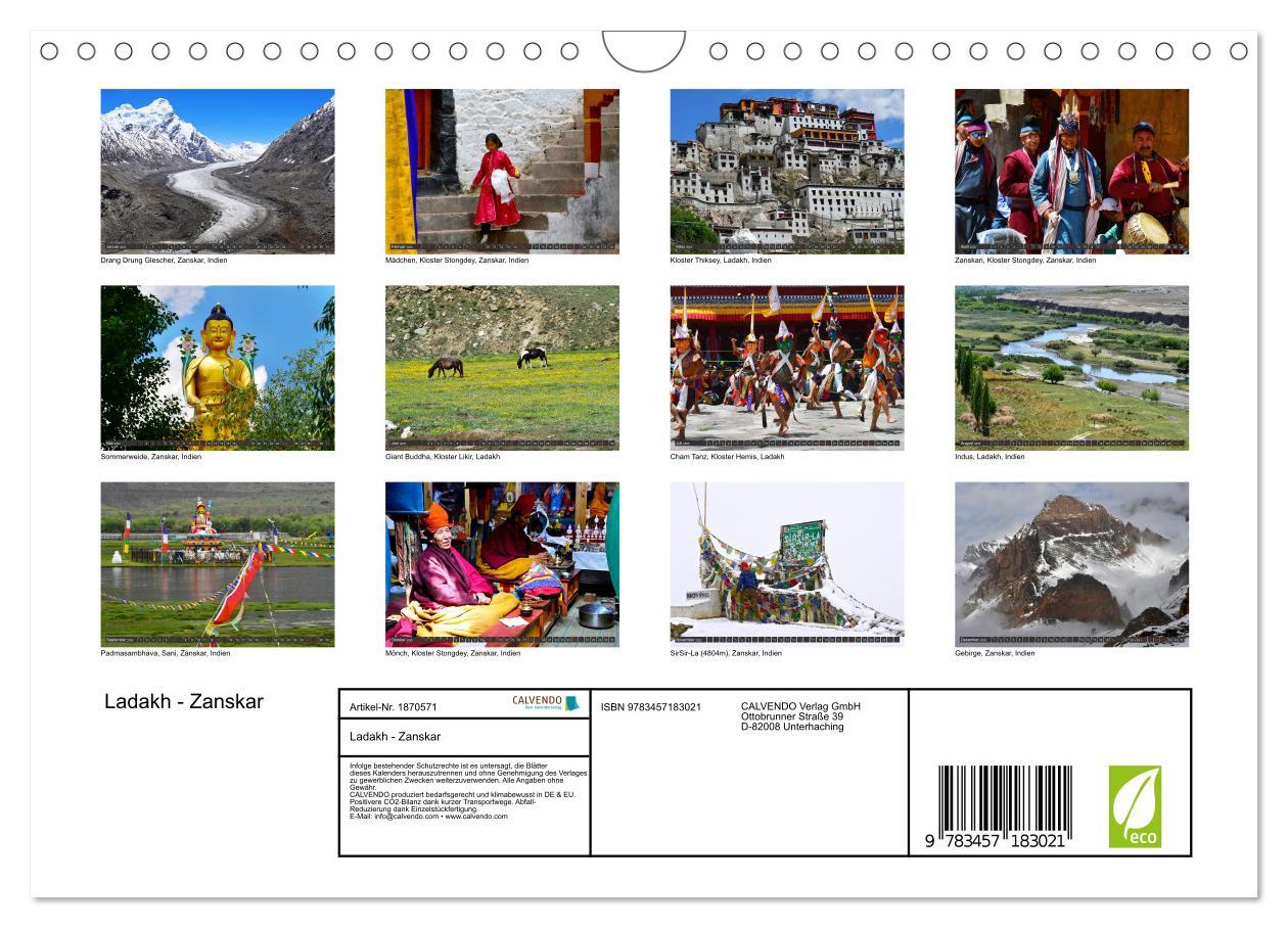 Bild: 9783457183021 | Ladakh - Zanskar (Wandkalender 2025 DIN A4 quer), CALVENDO...