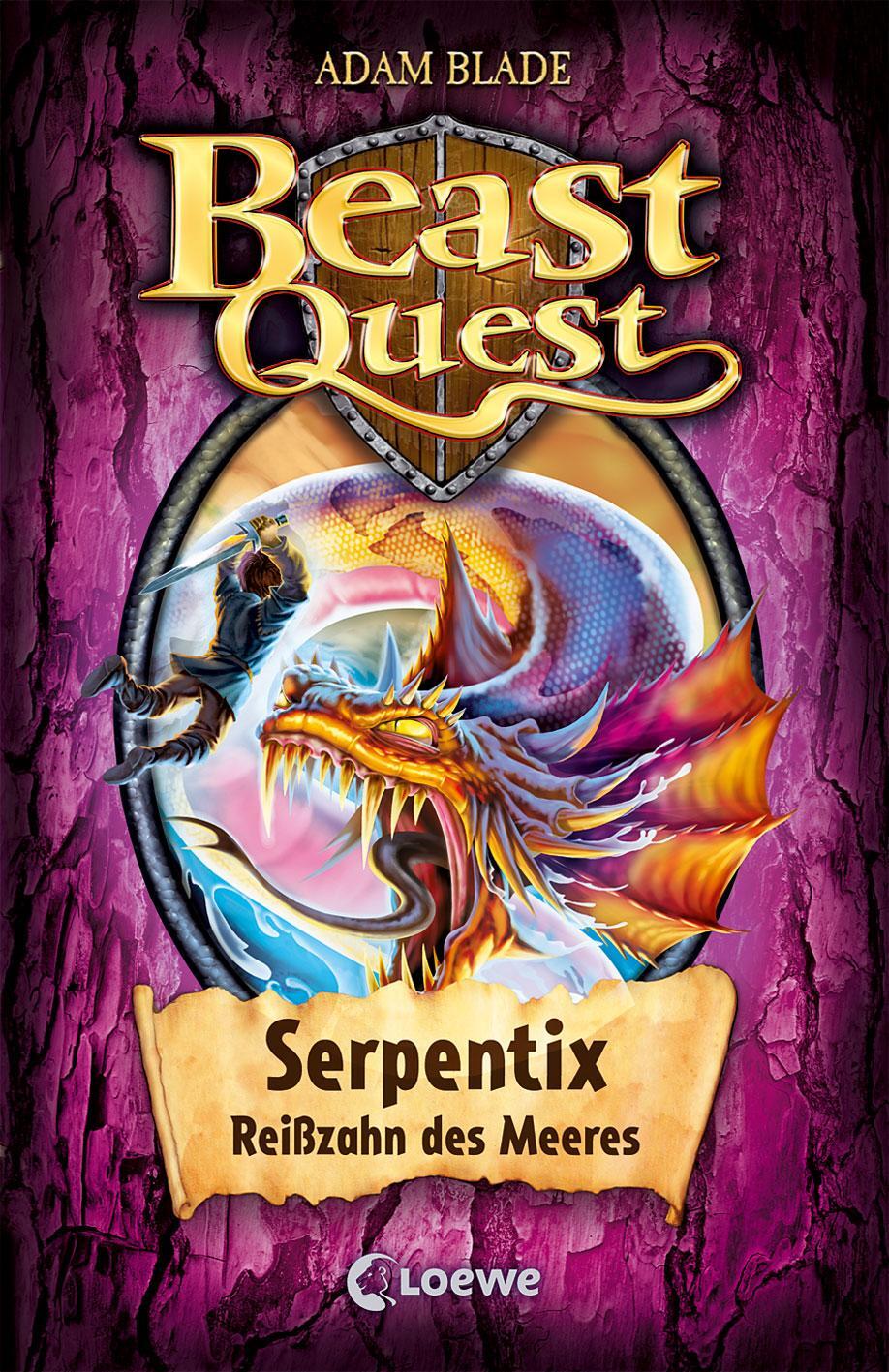 Cover: 9783785584828 | Beast Quest - Serpentix, Reißzahn des Meeres | Band 43 | Adam Blade