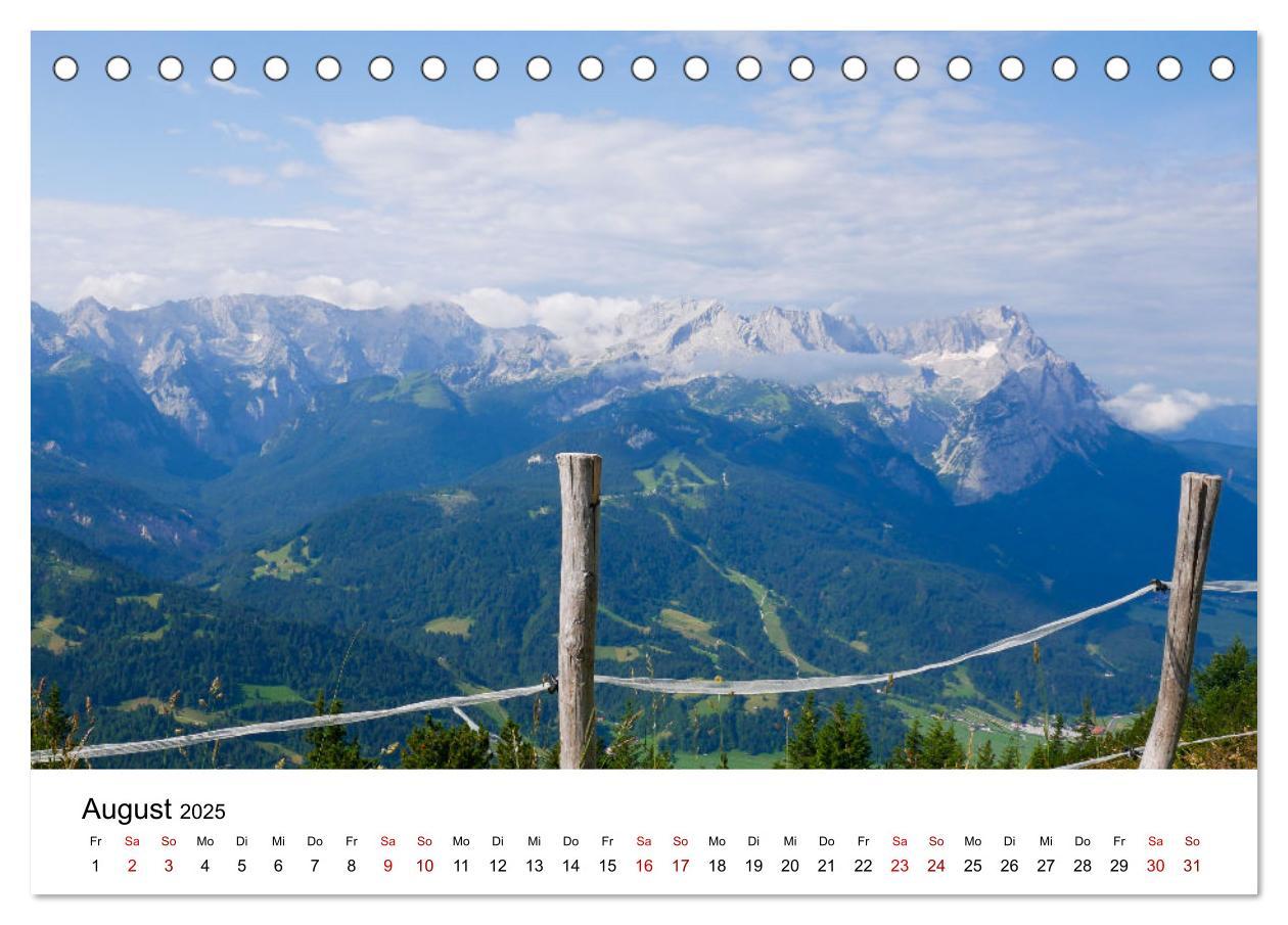 Bild: 9783435017140 | Das Zugspitzegebiet (Tischkalender 2025 DIN A5 quer), CALVENDO...