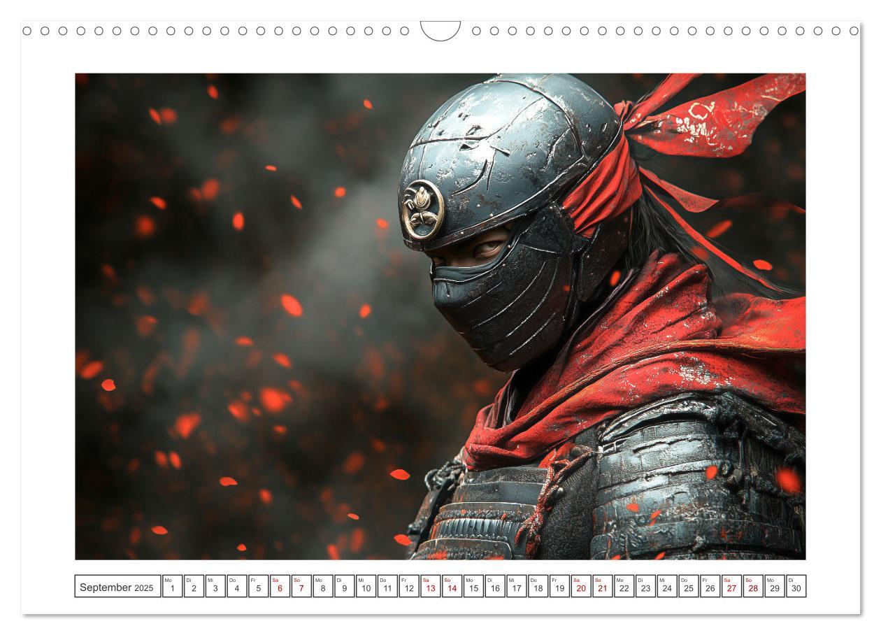 Bild: 9783457213032 | Mein Samurai (Wandkalender 2025 DIN A3 quer), CALVENDO Monatskalender