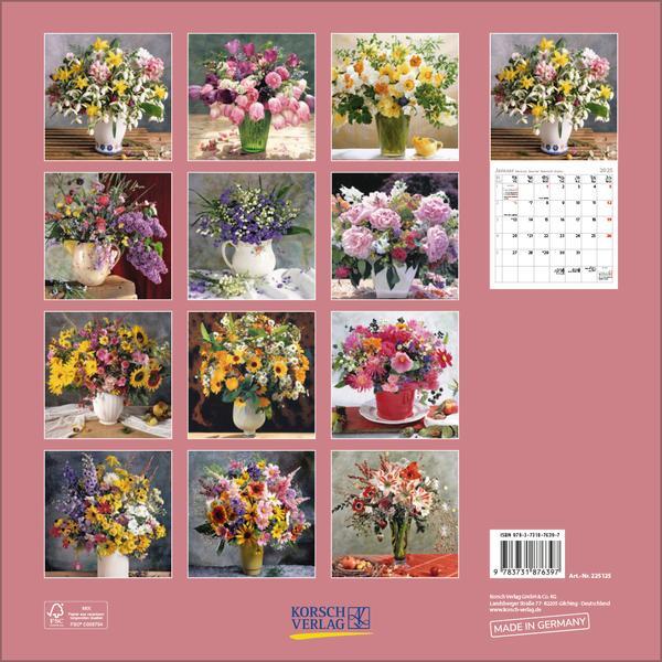 Bild: 9783731876397 | Flowers 2025 | Verlag Korsch | Kalender | 13 S. | Deutsch | 2025