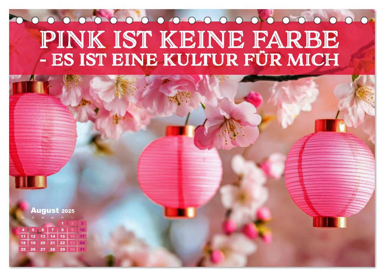 Bild: 9783457224052 | Lieblingsfarbe Rosa - mit coolen Sprüchen (Tischkalender 2025 DIN...