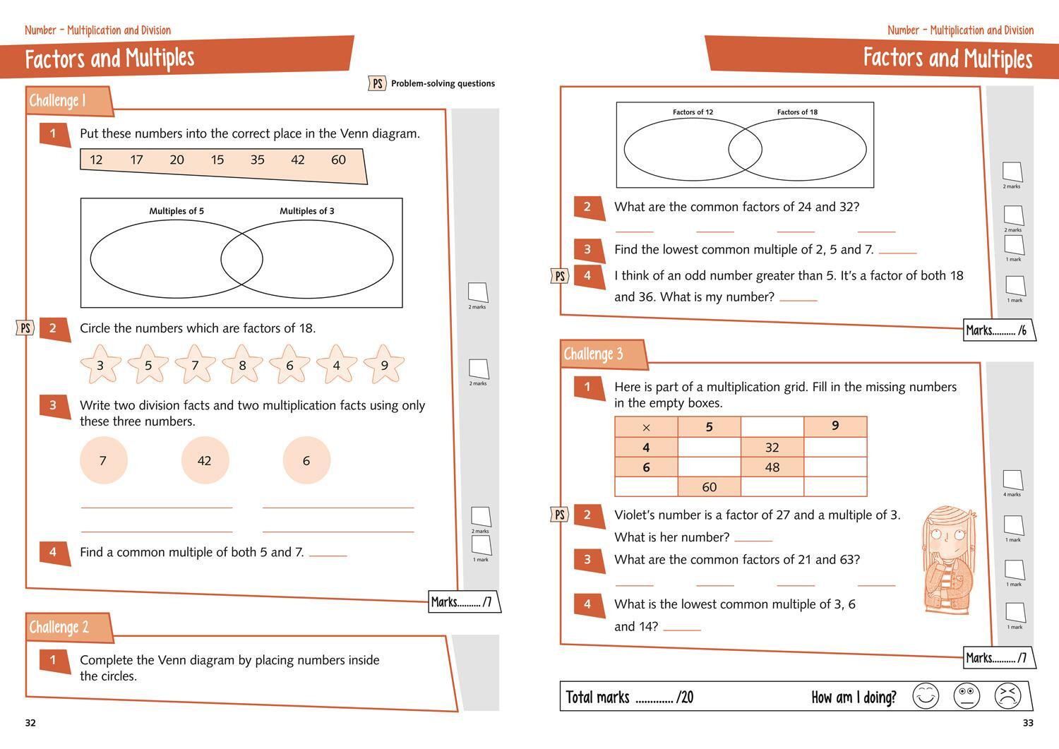 Bild: 9780008175498 | Year 6 Maths KS2 SATs Targeted Practice Workbook | For the 2024 Tests