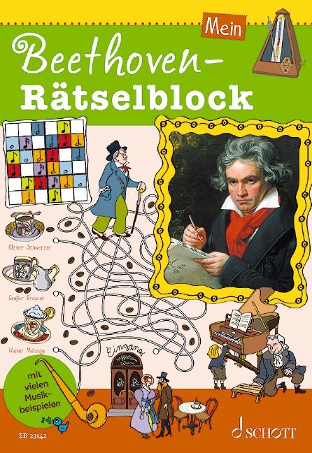 Cover: 9783795716929 | Mein Beethoven-Rätselblock | Ausgabe mit Online-Audiodatei. | Blaschke