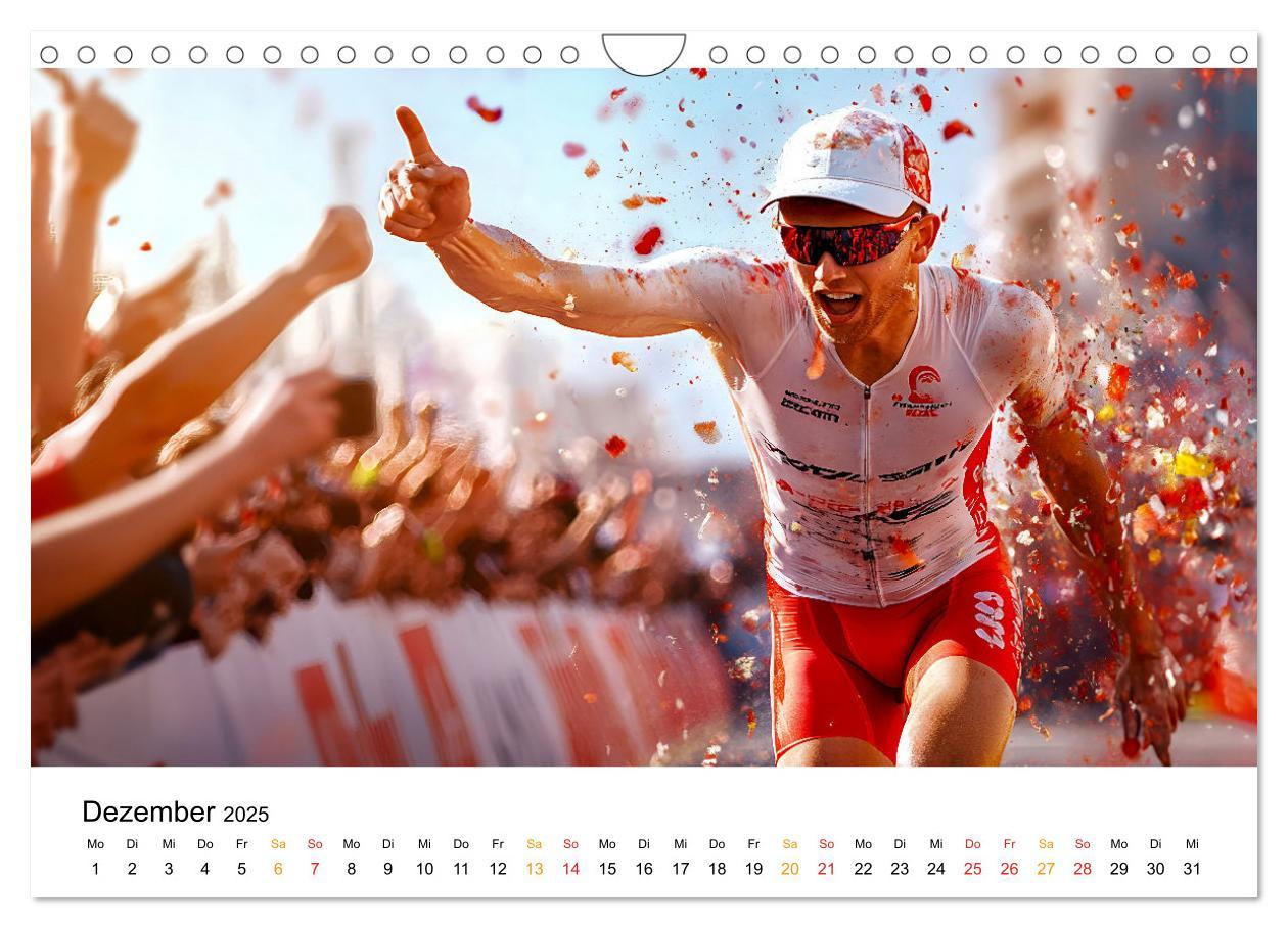 Bild: 9783457226377 | Triathlon Power (Wandkalender 2025 DIN A4 quer), CALVENDO...