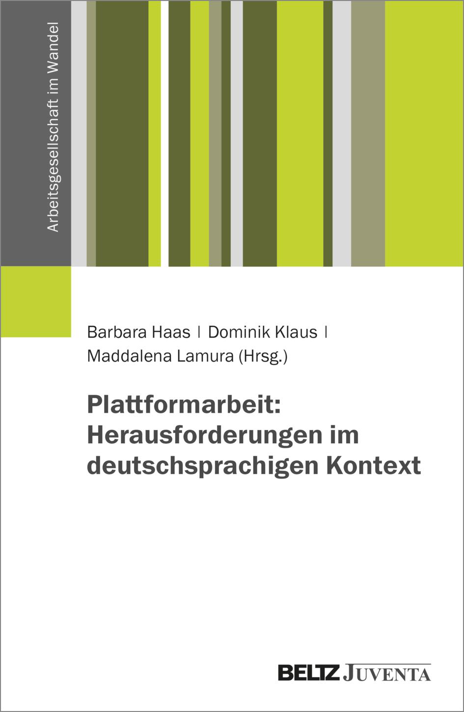 Cover: 9783779980971 | Plattformarbeit: Herausforderungen im deutschsprachigen Kontext | Buch