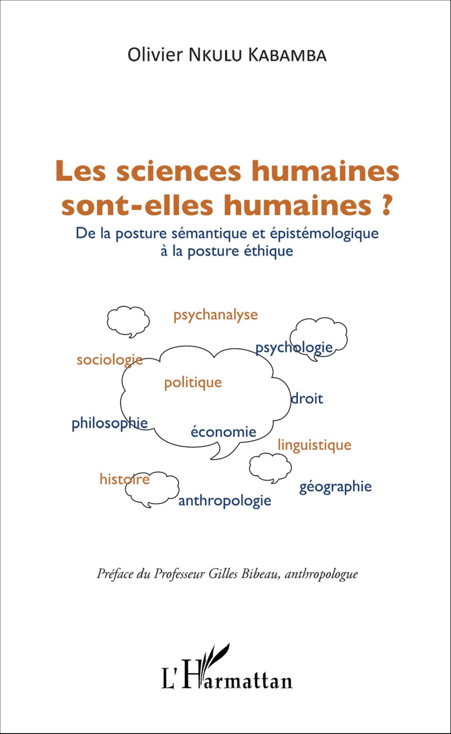 Cover: 9782343082394 | Les sciences humaines sont-elles humaines ? | Olivier Nkulu Kabamba