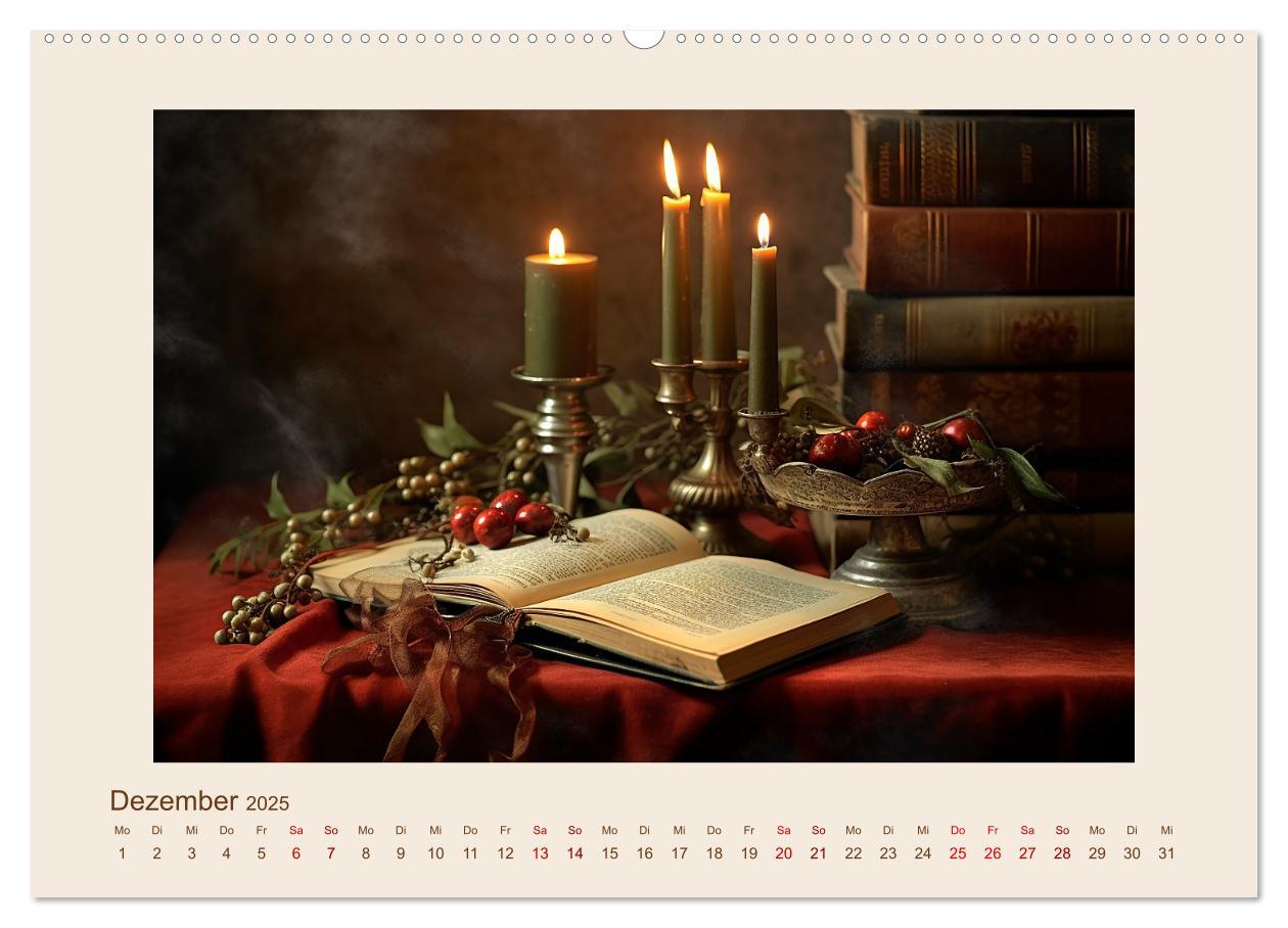 Bild: 9783383848414 | Bücherzauber (Wandkalender 2025 DIN A2 quer), CALVENDO Monatskalender