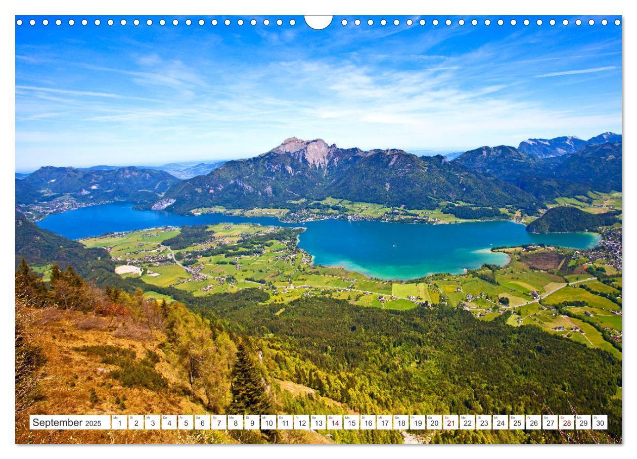 Bild: 9783435386123 | Der schöne Wolfgangsee im Salzkammergut (Wandkalender 2025 DIN A3...