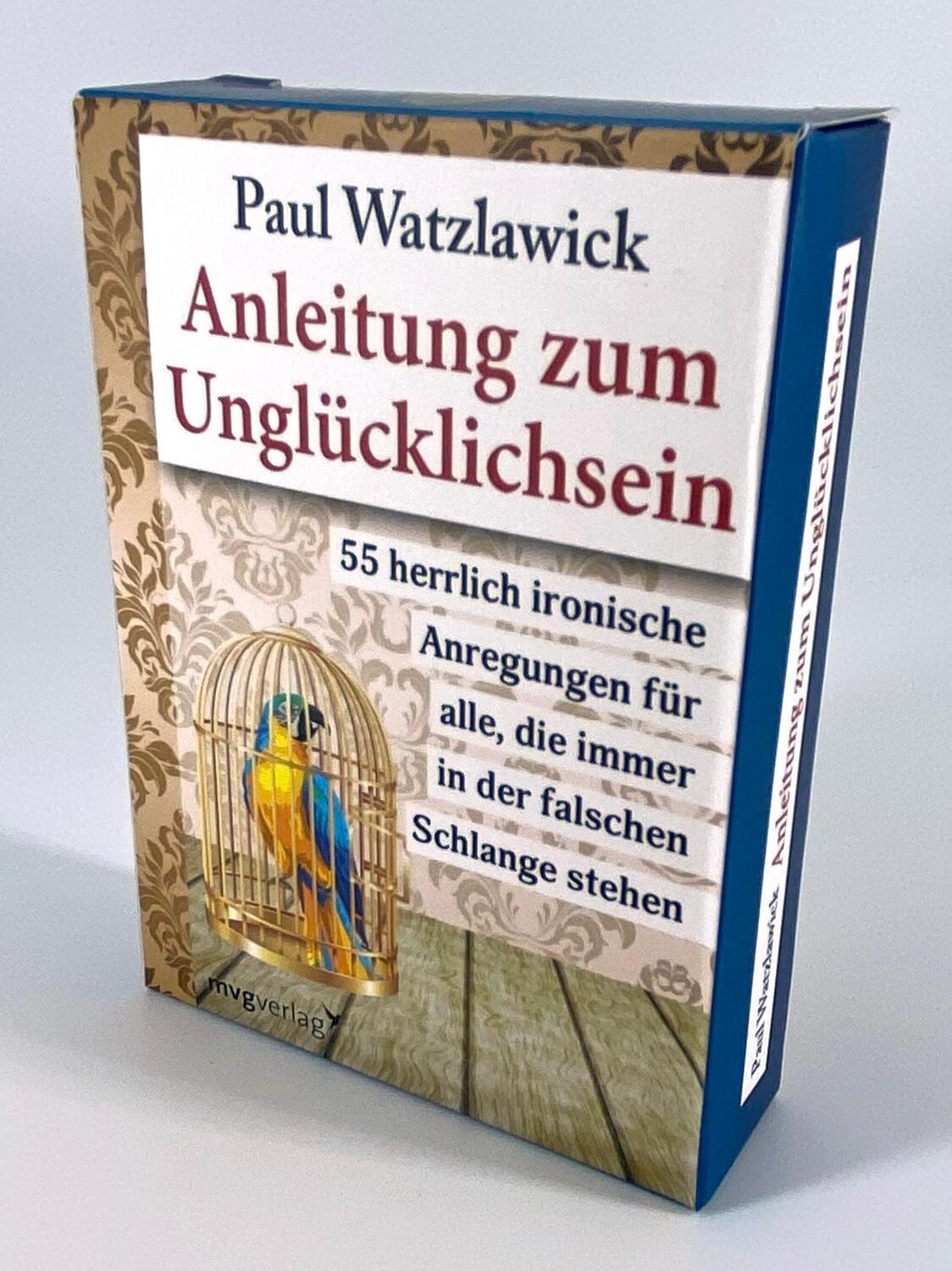 Bild: 9783747401699 | Anleitung zum Unglücklichsein | Paul Watzlawick | Box | Schachtel