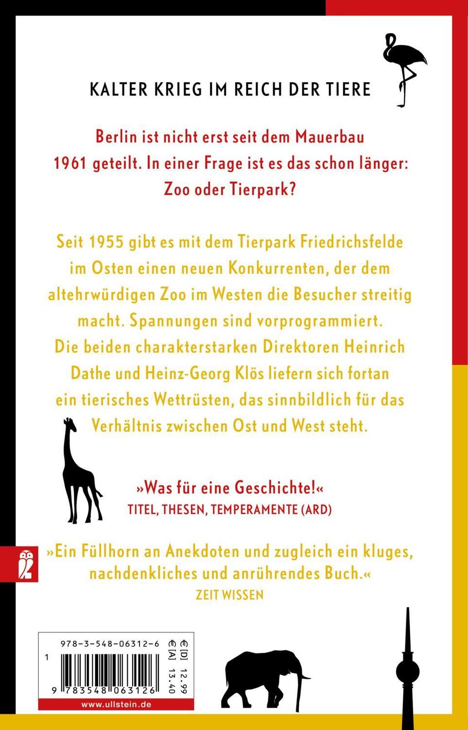 Rückseite: 9783548063126 | Der Zoo der Anderen | Jan Mohnhaupt | Taschenbuch | 300 S. | Deutsch